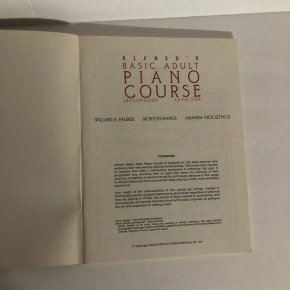 Alfred's Basic Adult Piano Course: Lesson Book, Level One - Picture 3 of 4
